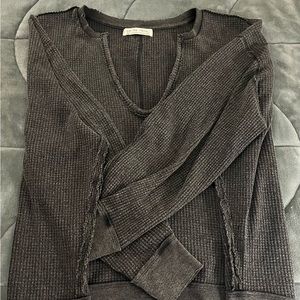 “We The Free” waffle knit top.